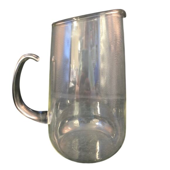 Vintage Corning Pyrex Clear Glass 2 Quart Pitcher Hot And Cold Beverages - Picture 1 of 6